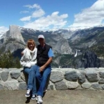 Half Dome & Yosemite Falls from Glacier Point