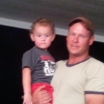 My husband and (youngest) 4th grandson :-)
