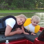 My oldest granddaughter and 3rd grandson