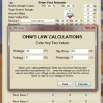 PV Tune - calculate voltage, amperage, atty resistance and wattage