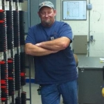 At work