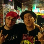 Me and Hori at a Concert in Tokyo