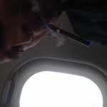 On the plane vaping discretely