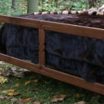 Footboard of bed