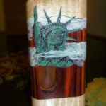 Mini Monkey back. Statue of Liberty