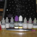 Here are some of the first juices I whipped up: Sour Raspberry, Strawberry Cheesecake, Blueberry Cotton Candy, Sweet Tarts, Strawberry Cotton Candy, Orange Pineapple Ice Cream, Caramel Apple, Honeysuckle B.2, Funky Monkey and Honeysuckle B.1.