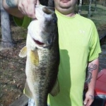 Lake Anna bass almost 7 pounds