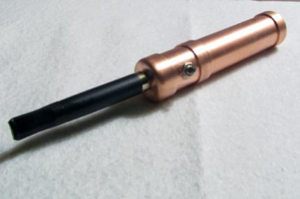 3/4" copper pipe mod, aka "fog log"...uses two RCR123a batts