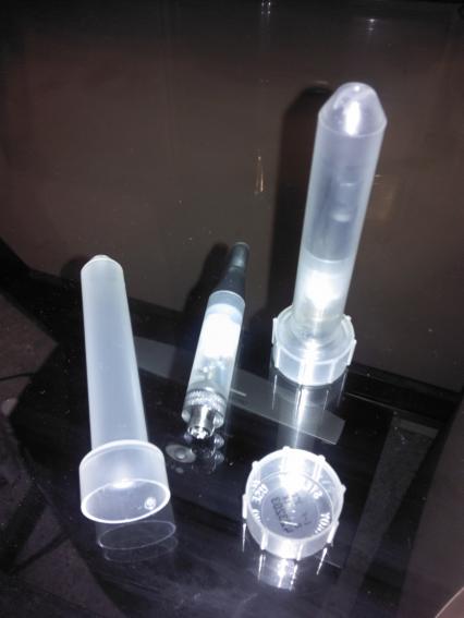 5cc syringe tube for storage. Vision Extreme Regular cart in this fits just snug...