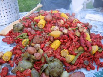 A crawfish boil I made