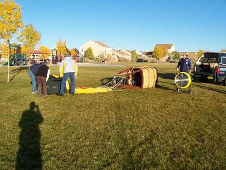 A crisp morning. We almost had to call it off due to wind.