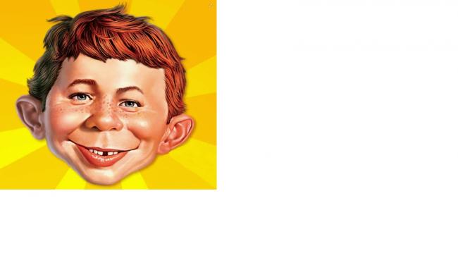 Alfred E Neuman: "What! Me worry?"