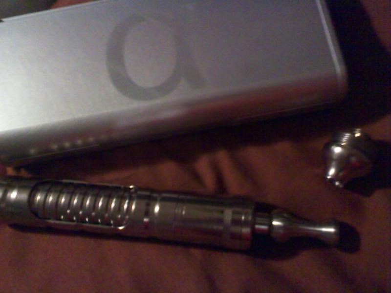 Alpha Ultramax w/RES , SS CherryVapes Ming drip tip & case
