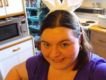 At Easter whilst dying eggs