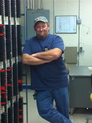 At work