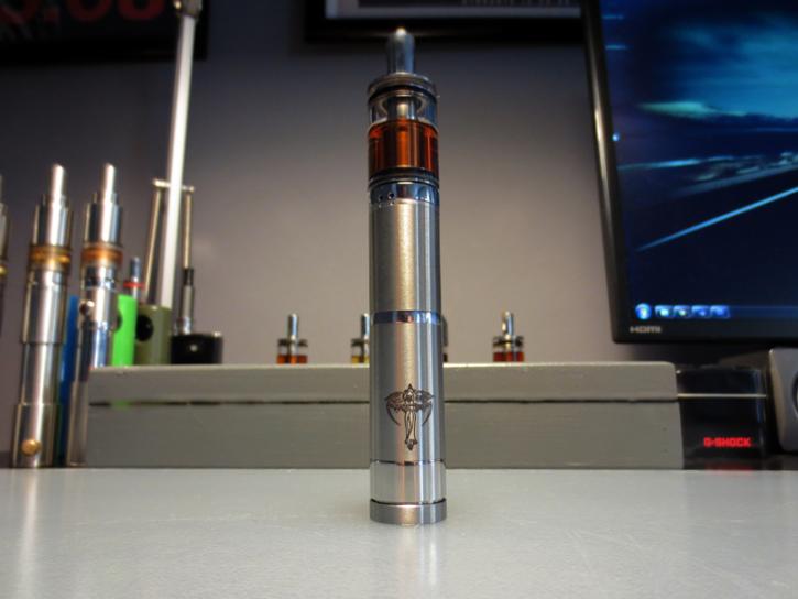 Atmomixani Nemesis Vaporwall Edition with an IBTanked 22mm carto tank