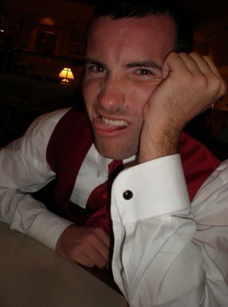 Best man at an old friends wedding