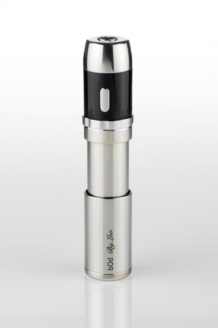 bOd setup with evic head and 18650 battery
20mm top cap.