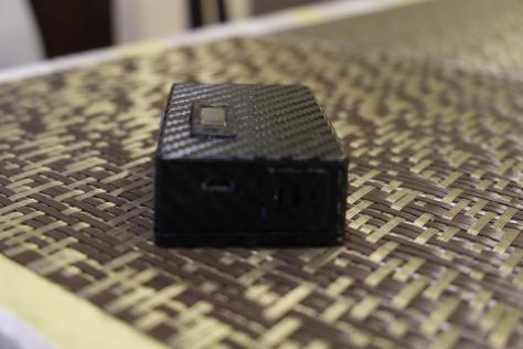 Bottom View with battery vent hole and USB charging board