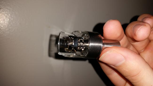 broke Atlantis tank on toilet