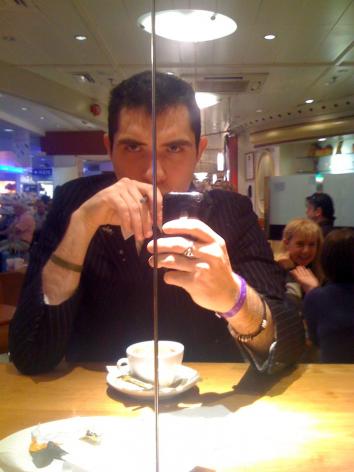 Cafe indoors at Dublin Airport