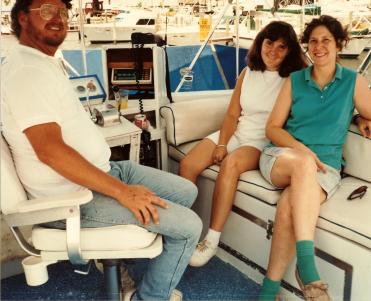 CAPTAIN BART, ME & MY DAUGHTER
TRAVELING THE INTER-COASTAL TO THE HAULOVER CUT ON OUR WAY TO GO FISHING, and CATCHING!