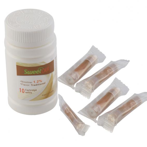 Cartridge refill / Cartomizer
Traditinal or Methol taste available