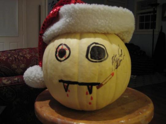 christmas pumpkin