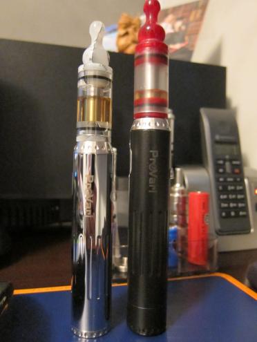 chrome & black textured provari