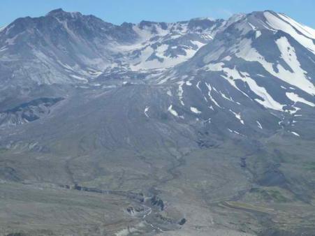 Close up of St. Helens