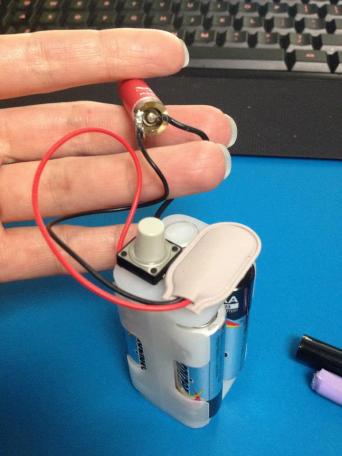 closeup of soldering job
