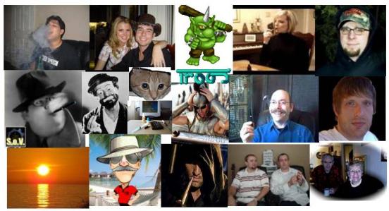 collage of some of the prolific ECF members