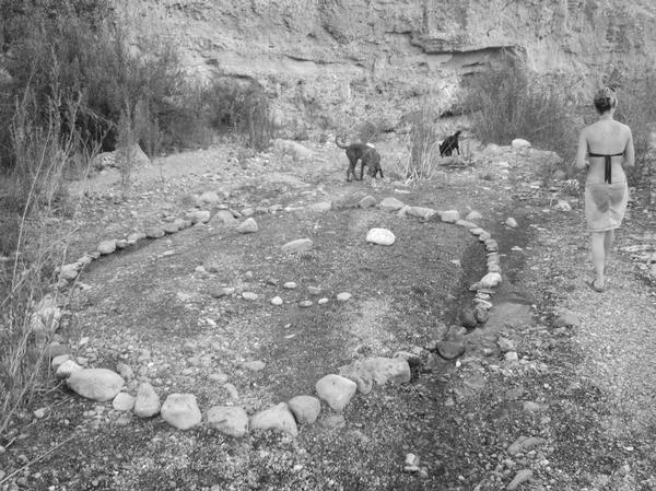 Creek bed for artists...this was just one of many reasons to walk the creek bed, there are tons of rock villages, faces, curly Q's, etc. BEAUTIFUL!!!!