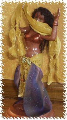 dancer-she was fun to make, but I used a different finish, which turned out with too much shine when it dried.