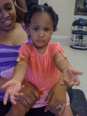 daughter and grandbaby