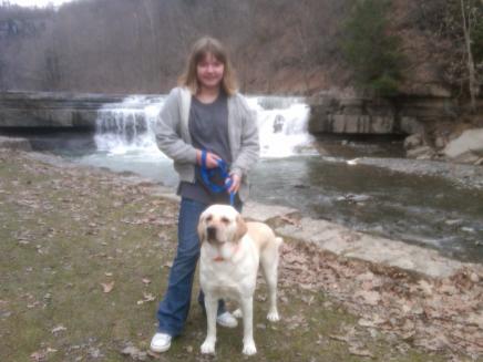 Daughter and nixxie april 2011