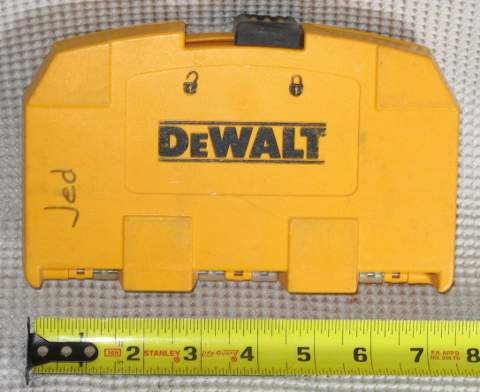 DeWalt bit box - closed