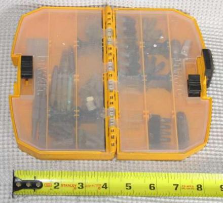 DeWalt bit box - open