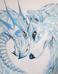 Dragon and wolf