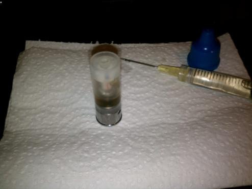 EGO-W clearomizer......to be honest.....not my favorite, but doable.