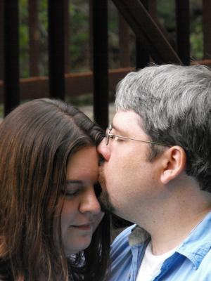 Engagement Pic 3 (yes... we are usually this sickeningly sweet... lol)