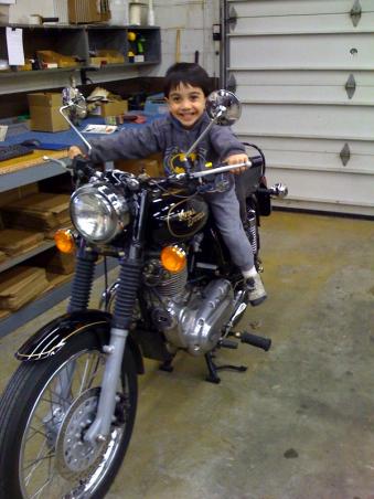 Enthusiastic pre-rider