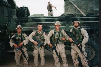 Felix, Cliff and Timmy. my first 3 soldiers on the way home after out first deployment to Iraq.