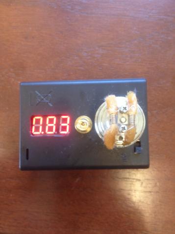 Fogger v4
30 gage
6 wraps per side
2mm precision bit
.83ohm dual coil