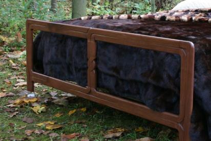 Footboard of bed