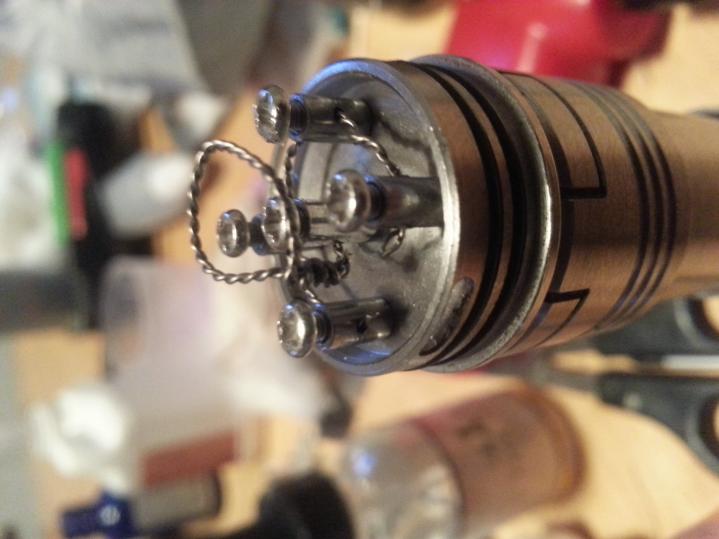 Frayed Neuse base extensions.