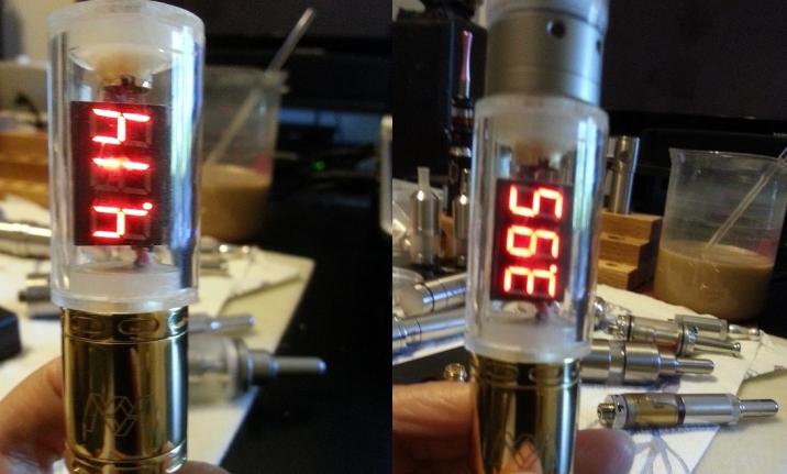 Full brass poldiac drop test @ 0.9 ohm Kayfun v3.1