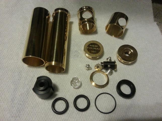 Full brass Poldy bath time