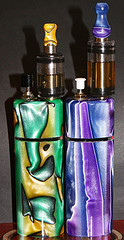 Gecko and Harmony Genesis by Madhatter.  Both with Chibi tanks from Parkes Vaping.