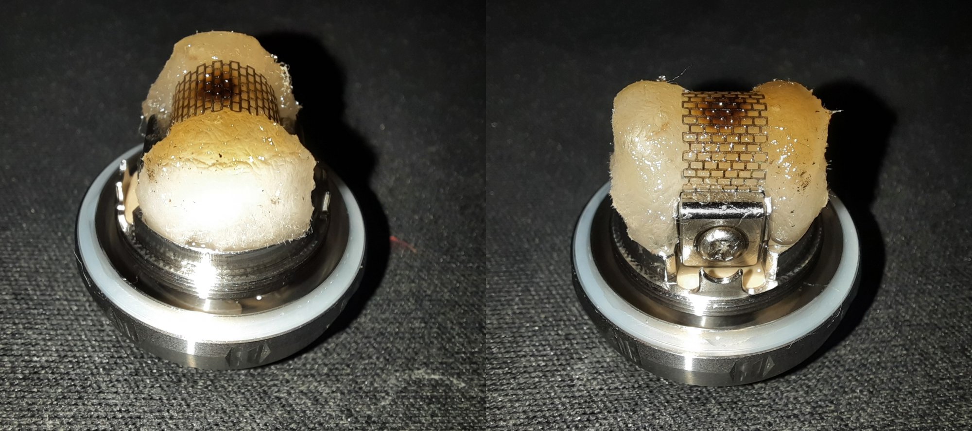 Geekvape Zeus X Mesh hotspot causing burnt hits on dripping wet wick